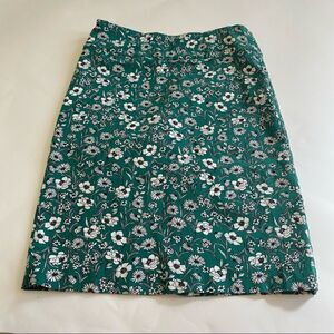 Margaret M Floral Pencil Skirt with Slit